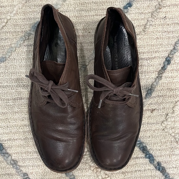 John Varvatos Brown Leather Lace Up Chukka Ankle Boots Mens US 11M - Picture 2 of 9
